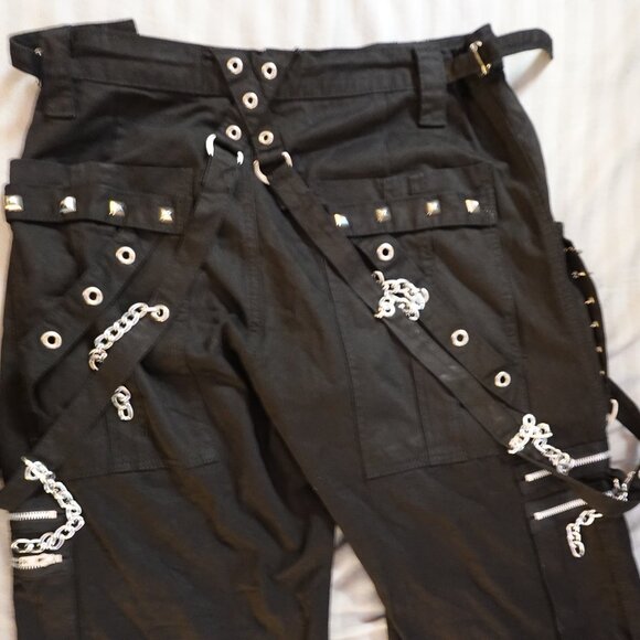 Mens / Unisex Tripp NYC Pants Sz L Black Excellent Condition - Picture 11 of 14